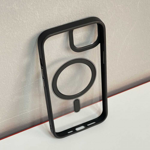 Чохол Crystal case with MagSafe на iPhone 13 Pro (Black) Чохол Crystal case with MagSafe на iPhone 13 Pro (Black)